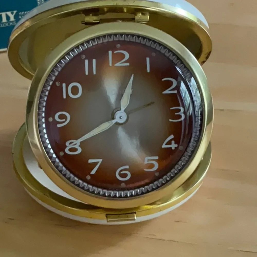 Excellent travel clock by Equity made in Hong Kong
